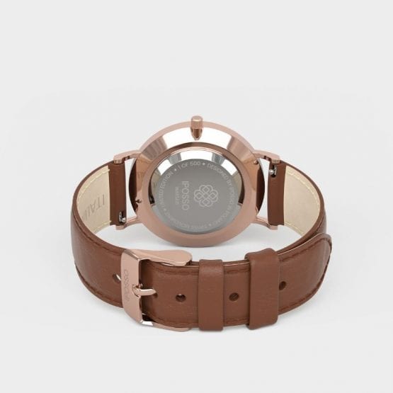 Zegarek PEARLY silver brown