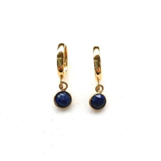 Kolczyki RINGS S lapis lazuli