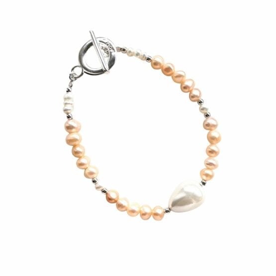 Bransoletka PEARLY peach