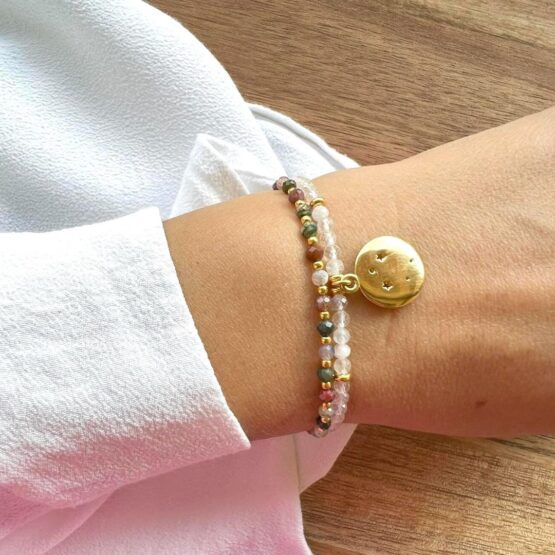 Bransoletka SILK agat indyjski